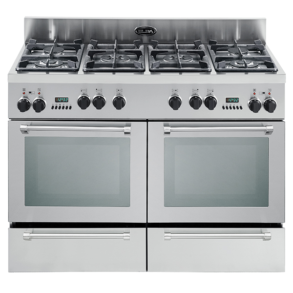 Elba 4 Cavity Gas/Electric Cooker Stainless Steel