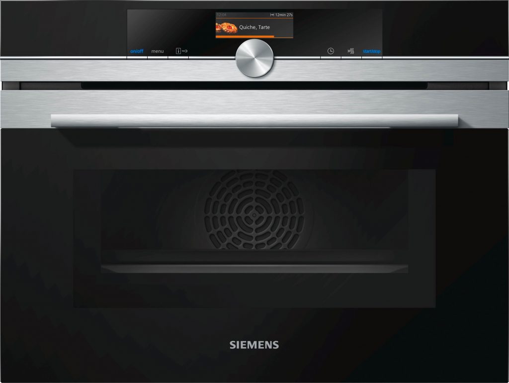 Siemens iQ700 Stainless steel Oven with Microwave CM656GBS1