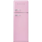Smeg 50's Style Double Door Refrigerator Pink